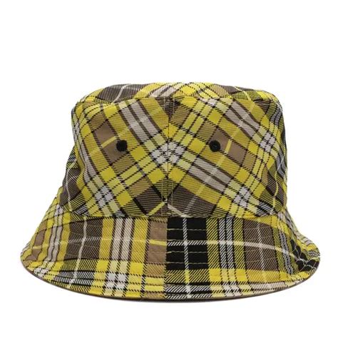 burberry 8036994|BURBERRY 8036994 Vintage check reversible Bucket hat .